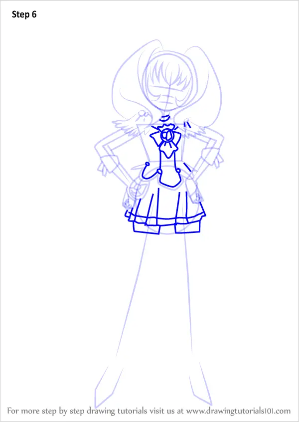 Step by Step How to Draw Cure March from Pretty Cure ...