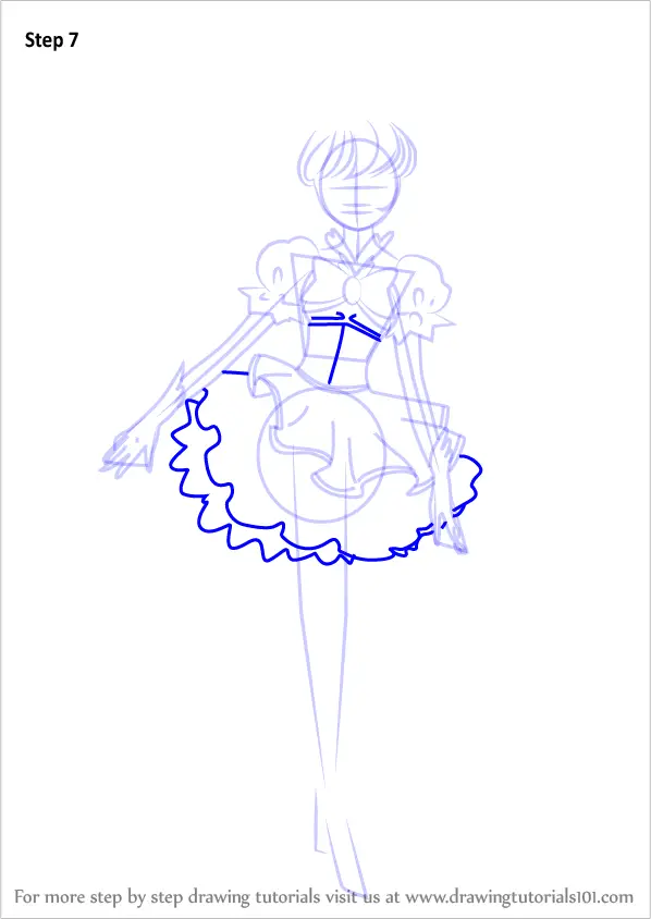 Step by Step How to Draw Cure Miracle from Pretty Cure ...