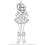 How to Draw Cure Pine from Pretty Cure