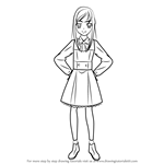 How to Draw Hishikawa Rikka from Pretty Cure