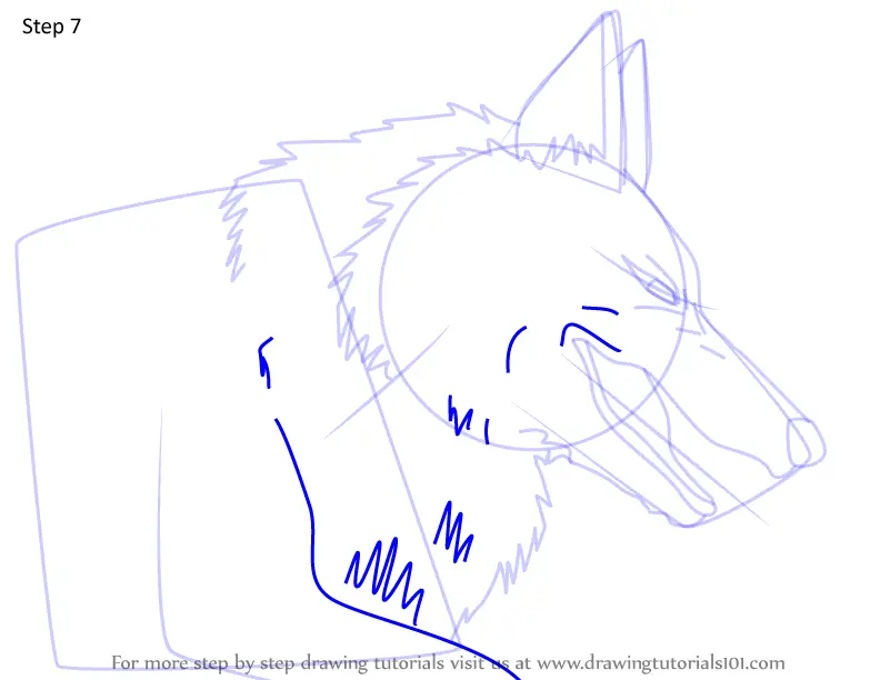 Step by Step How to Draw Moro from Princess Mononoke ...