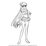How to Draw Sailor Venus from Sailor Moon