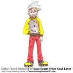 How to Draw Soul Evans from Soul Eater