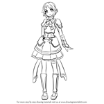 How to Draw Lisbeth from Sword Art Online