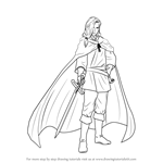 How to Draw Narsus from The Heroic Legend of Arslan