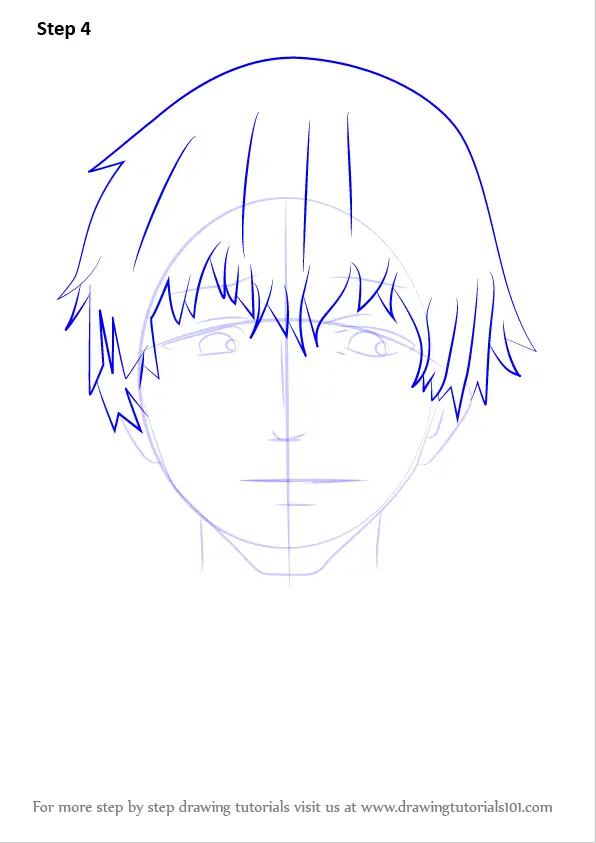 Learn How to Draw Arata Kirishima from Tokyo Ghoul (Tokyo Ghoul) Step ...