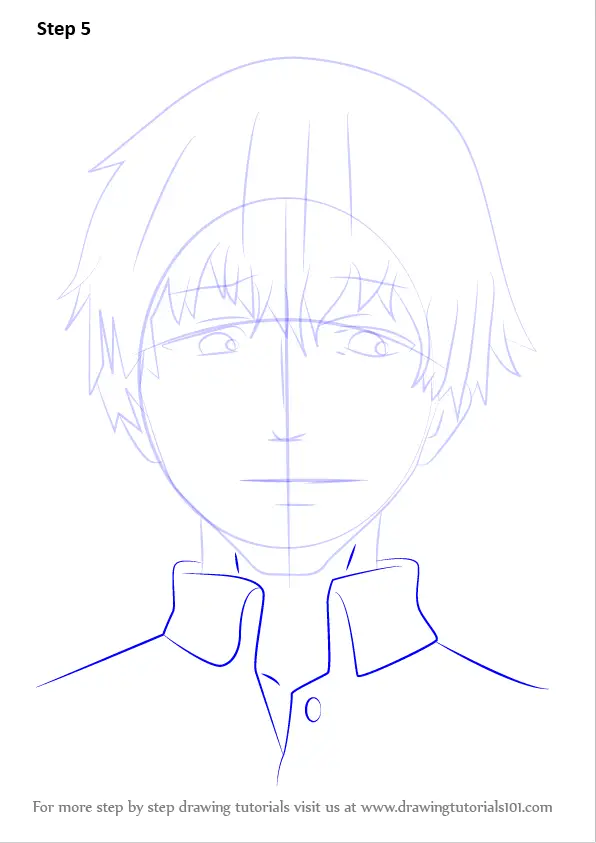 Step by Step How to Draw Arata Kirishima from Tokyo Ghoul ...