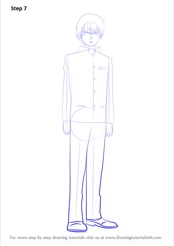 Learn How to Draw Ryuuji Takasu from Toradora! (Toradora!) Step by Step ...