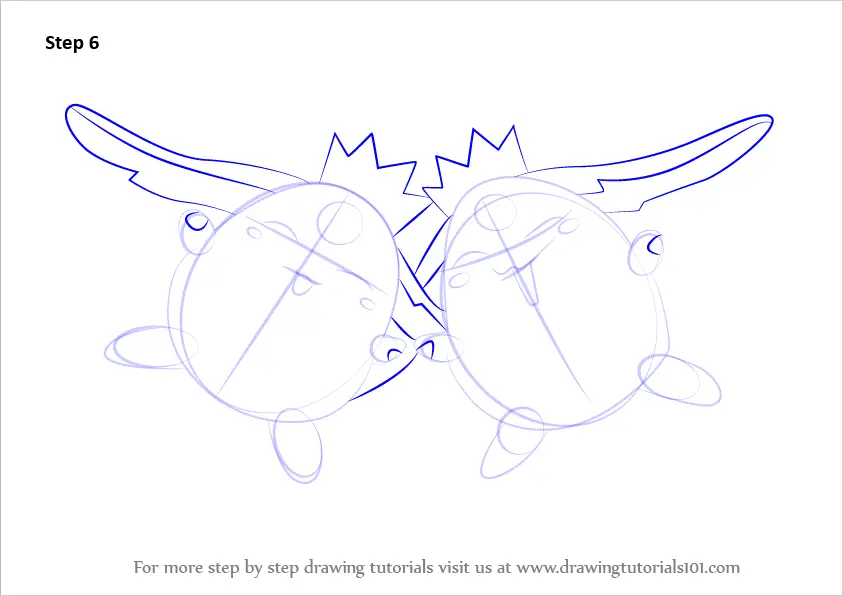 Step by Step How to Draw Mokona Modoki from Tsubasa Chronicle