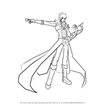 How to Draw Jack Atlas from Yu-Gi-Oh!