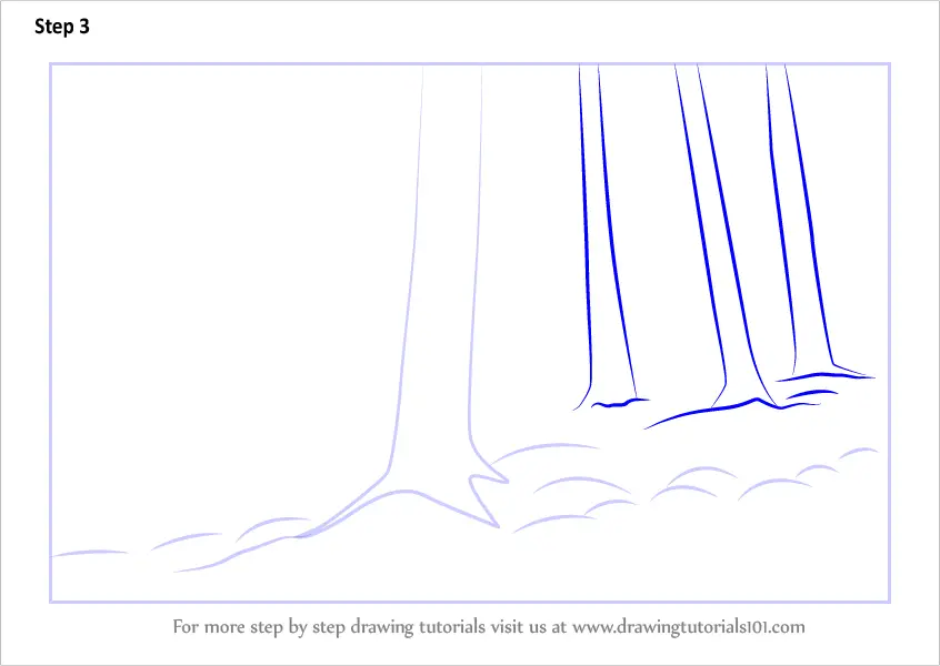 Learn How to Draw Forest Trees (Forests) Step by Step : Drawing Tutorials