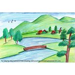 How to Draw an Easy Landscape
