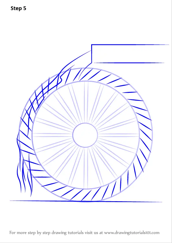 wheel drawing for kids