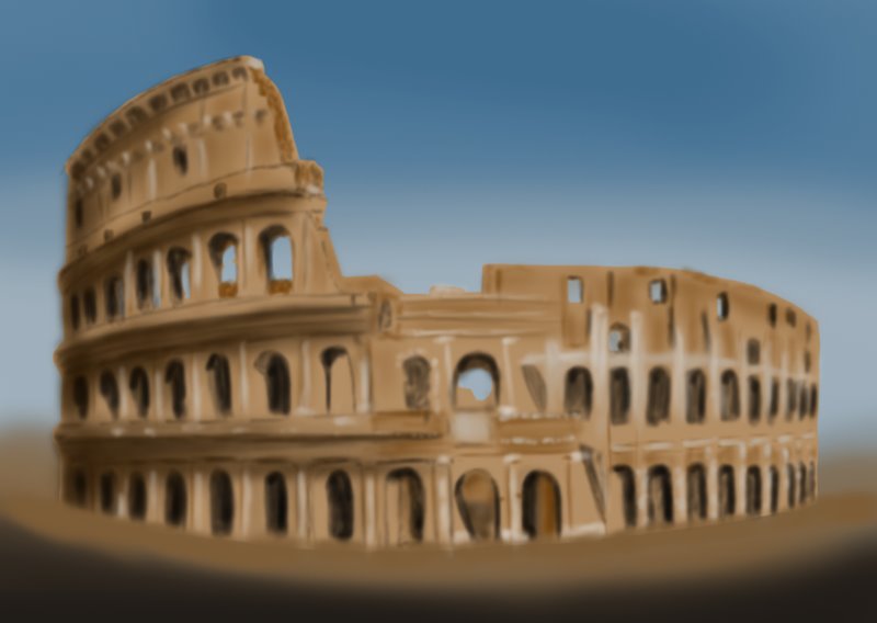Step by Step How to Draw The Colosseum