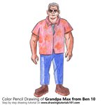How to Draw Grandpa Max from Ben 10