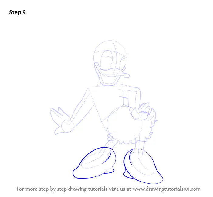 Learn How to Draw a Daisy Duck (Daisy Duck) Step by Step : Drawing ...