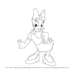 How to Draw a Daisy Duck