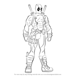 How to Draw Deadpool Full Body