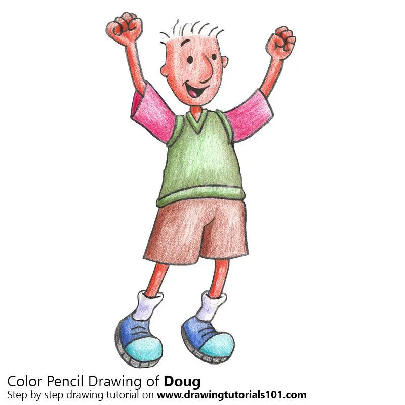 Doug Color Pencil Drawing