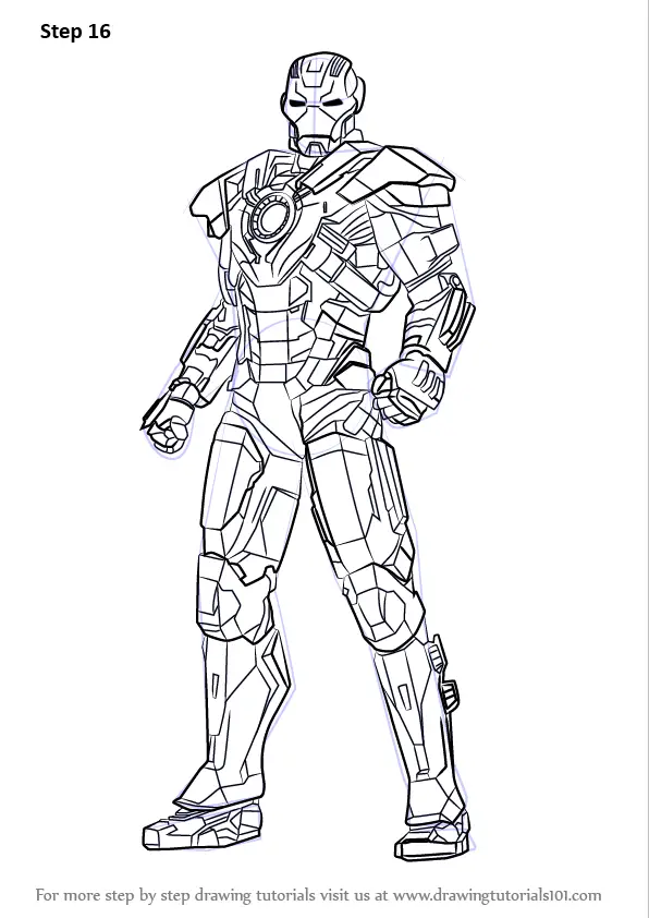ArtStation - Iron Man sketch with YouTube video