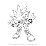 How to Draw Silver the Hedgehog from Sonic the Hedgehog