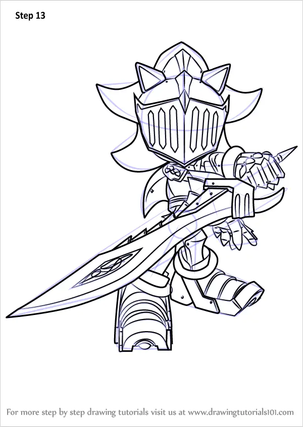 sonic and the black knight coloring pages to print