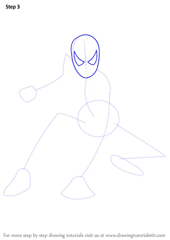 Learn How to Draw Spiderman Spiderman Step by Step 