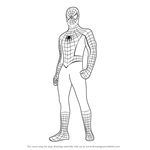 How to Draw Spiderman Standing