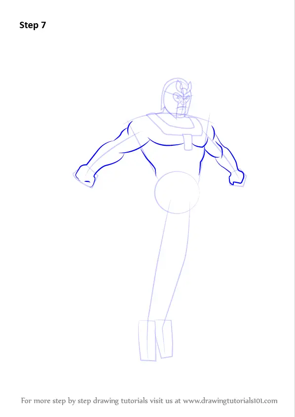 Learn How to Draw Magneto from X-Men (X-Men) Step by Step : Drawing ...