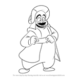 How to Draw Abis Mal from Aladdin