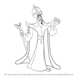 How to Draw Jafar from Aladdin