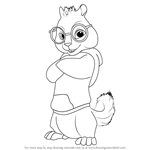 How to Draw Simon from Alvin and the Chipmunks