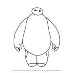 How to Draw Baymax from Big Hero 6