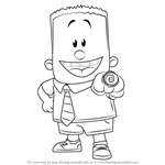 How to Draw George Beard from Captain Underpants Movie