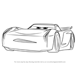 How to Draw Jackson Storm from Cars 3