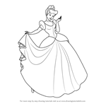 How to Draw Princess Cinderella