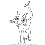 How to Draw Cat from Coraline