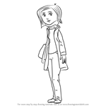 How to Draw Mel Jones from Coraline
