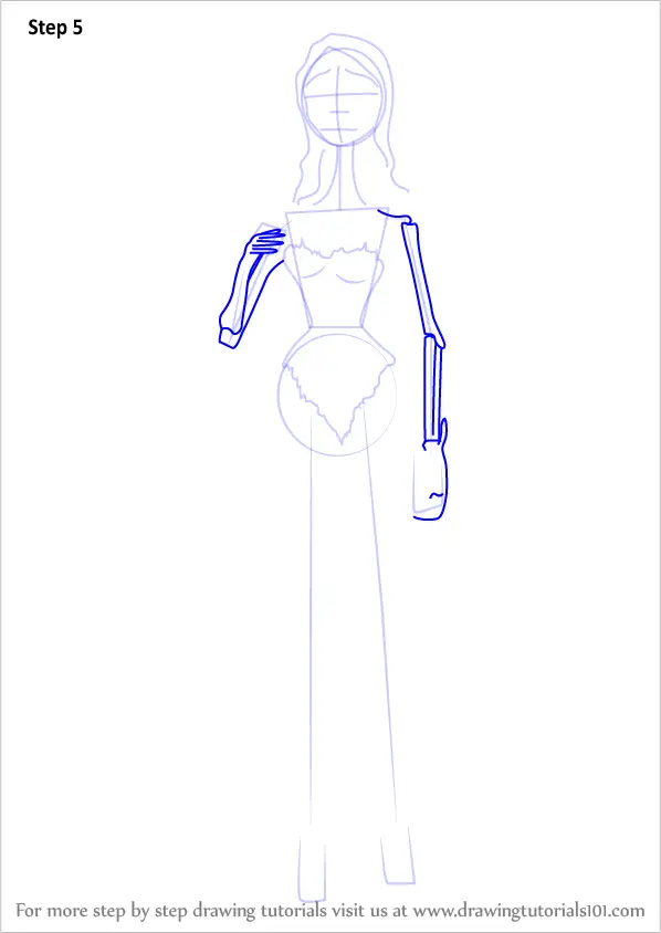 Learn How to Draw Emily from Corpse Bride (Corpse Bride) Step by Step