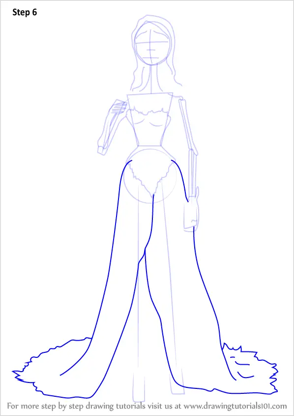 Learn How to Draw Emily from Corpse Bride (Corpse Bride) Step by Step