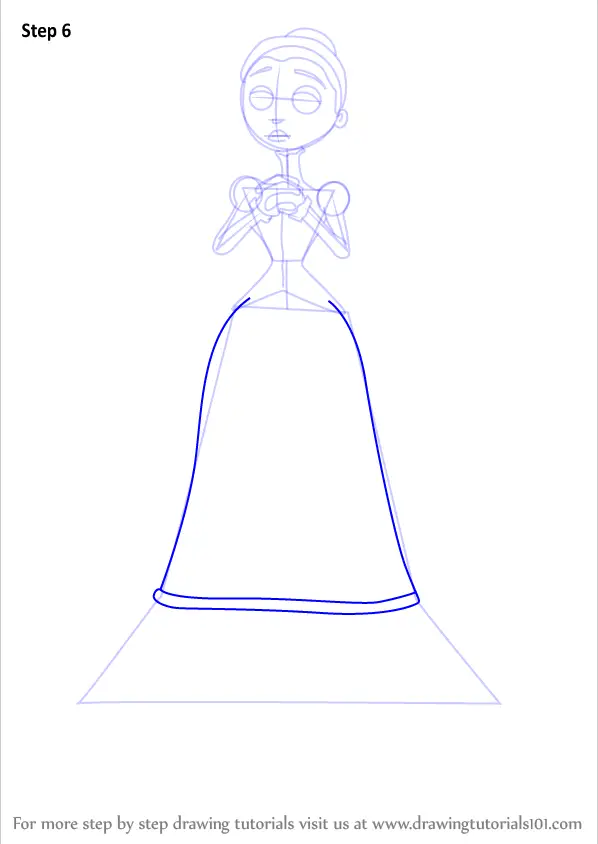 Learn How to Draw Victoria Everglot from Corpse Bride (Corpse Bride ...