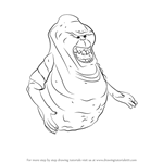 How to Draw Slimer from Ghostbusters