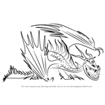 How to Draw Hookfang from How to Train Your Dragon 2