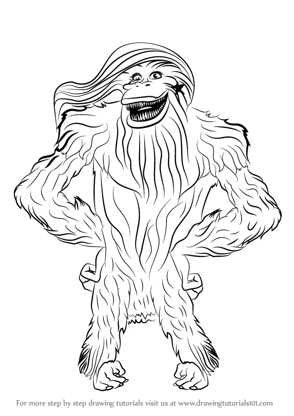 Learn How to Draw Female Kong from Ice Age (Ice Age) Step by Step ...