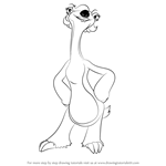 How to Draw Francine from Ice Age