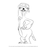 How to Draw Sylvia from Ice Age