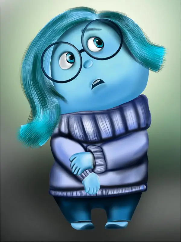 Learn How to Draw Sadness from Inside Out (Inside Out) Step by Step