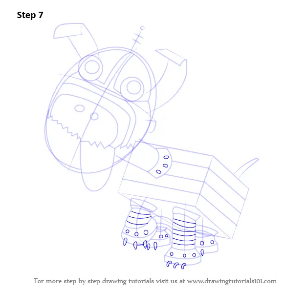 Learn How to Draw Goddard from Jimmy Neutron Boy Genius (Jimmy Neutron