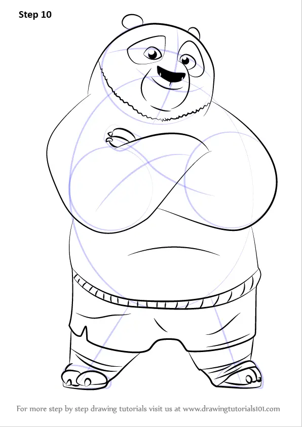Kung Fu Panda HighQuality Drawing  Drawing Skill