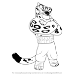 How to Draw Tai Lung Leopard from Kung Fu Panda